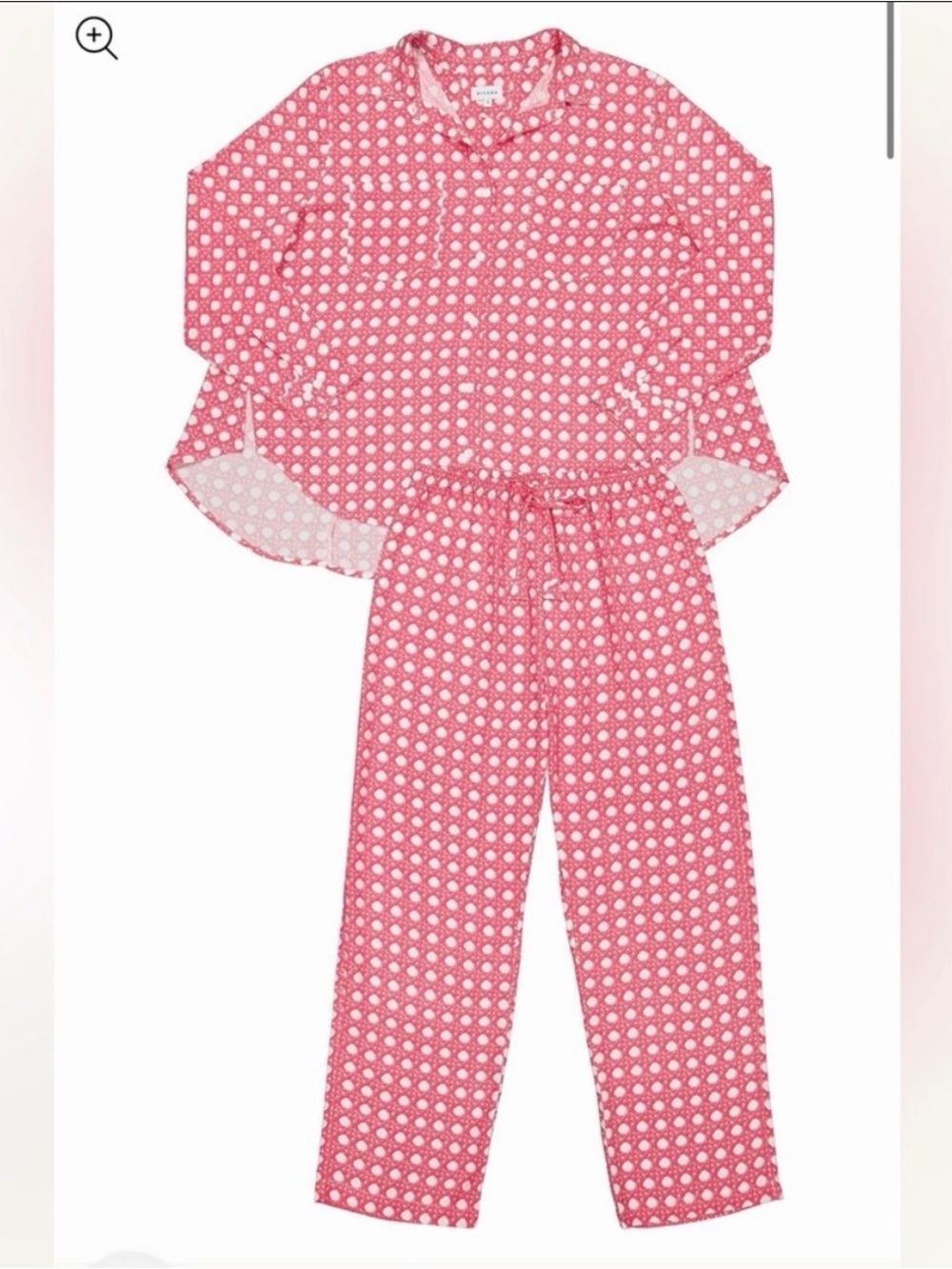NWT Piyama XS (2-4) Marlon long sleeve and pants pajama set Rattan print